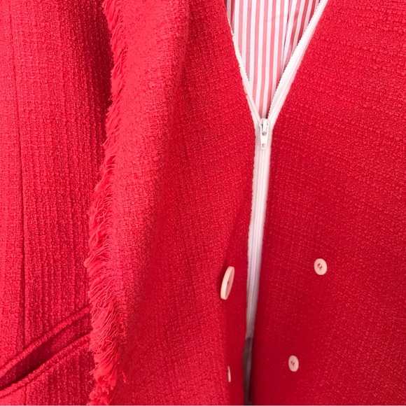 ✨Veronica Beard Nayeli Dickey Fringed Blazer, Sz12 - Picture 11 of 12